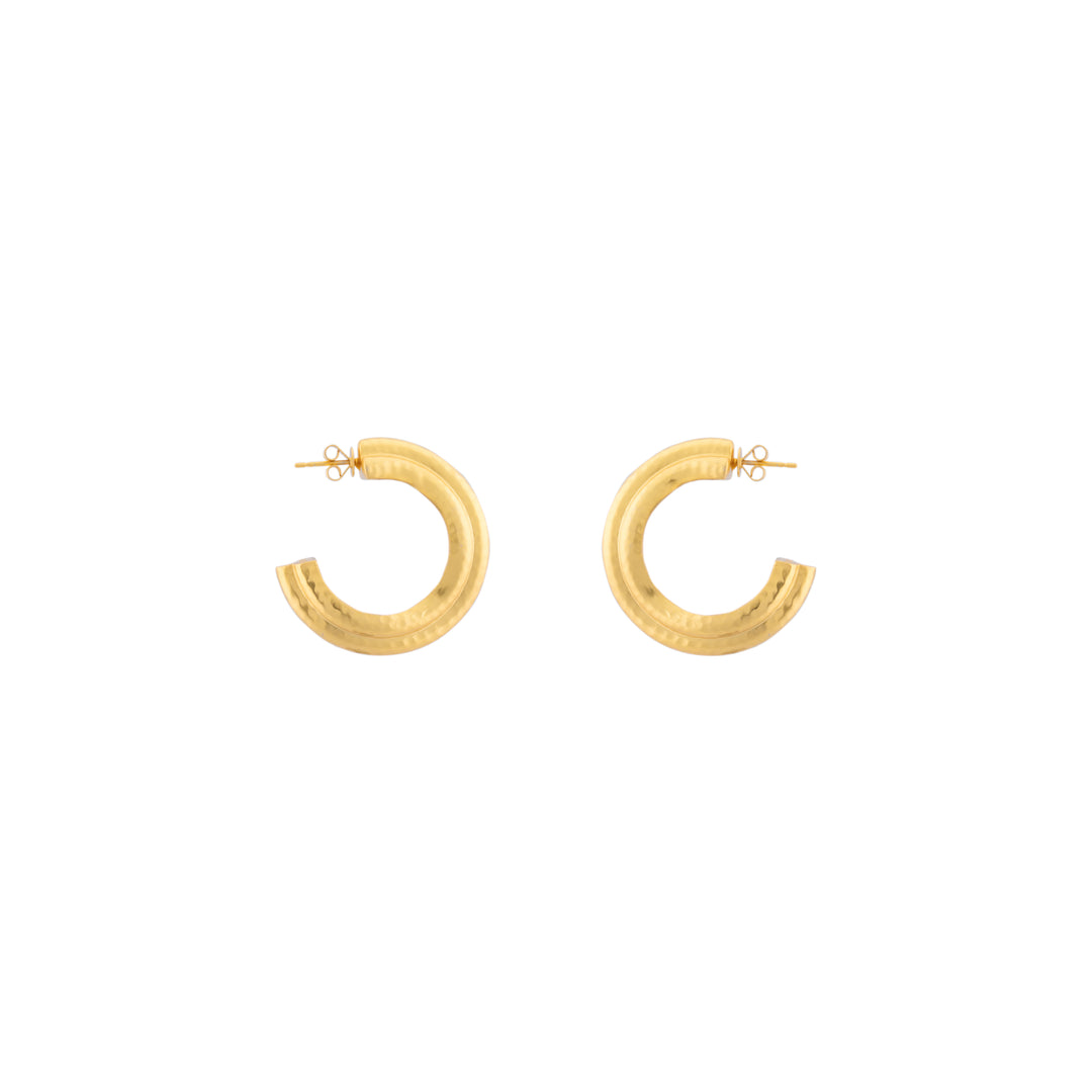 Wave Earrings Gold