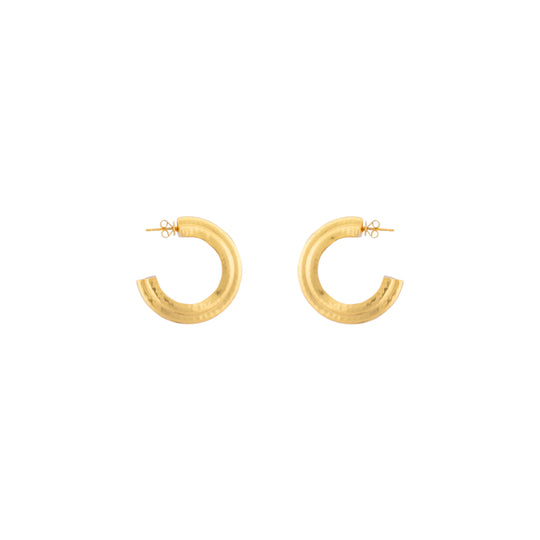 Wave Earrings Gold