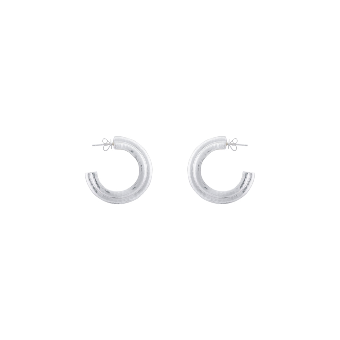 Wave Earrings Silver