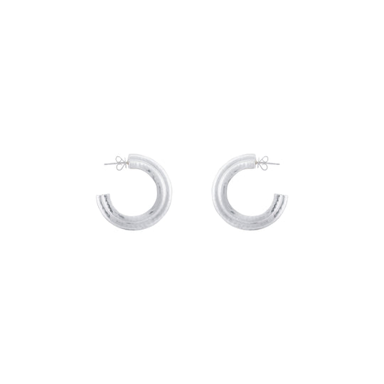 Wave Earrings Silver