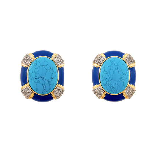 Cheryl Earrings Turquoise