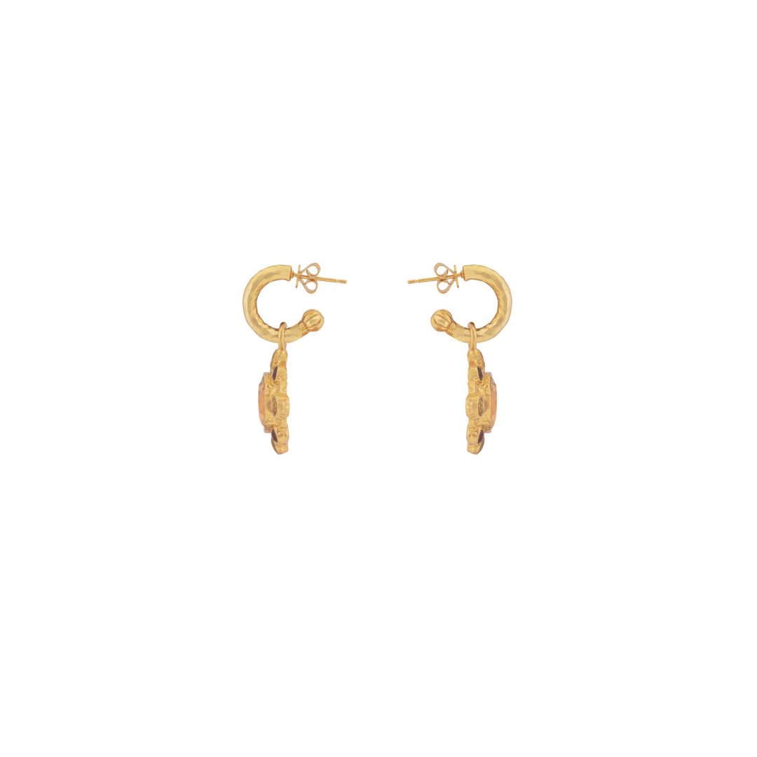 Laia Earrings Citrine Quartz