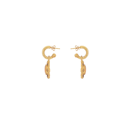 Laia Earrings Citrine Quartz