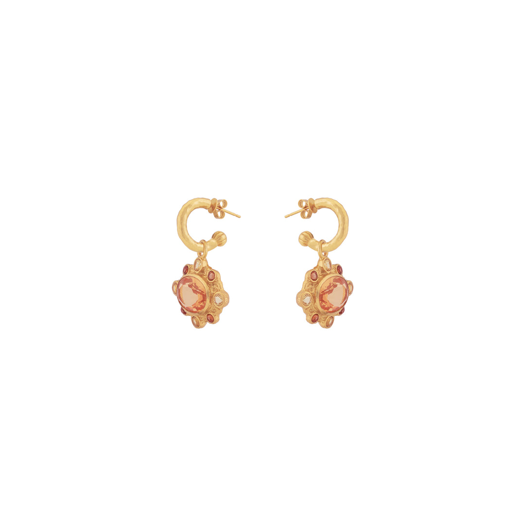 Laia Earrings Citrine Quartz