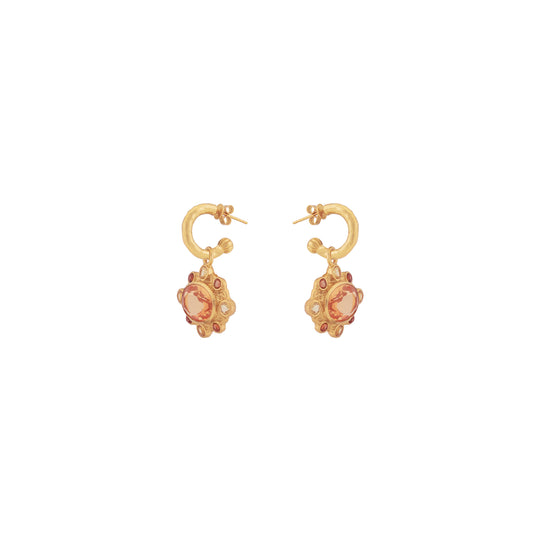 Laia Earrings Citrine Quartz