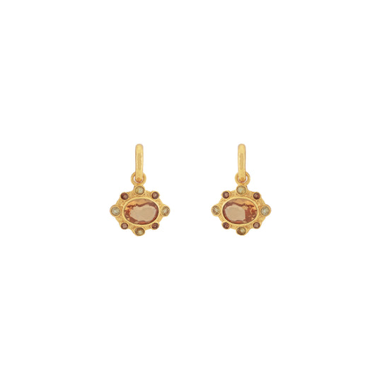 Laia Earrings Citrine Quartz