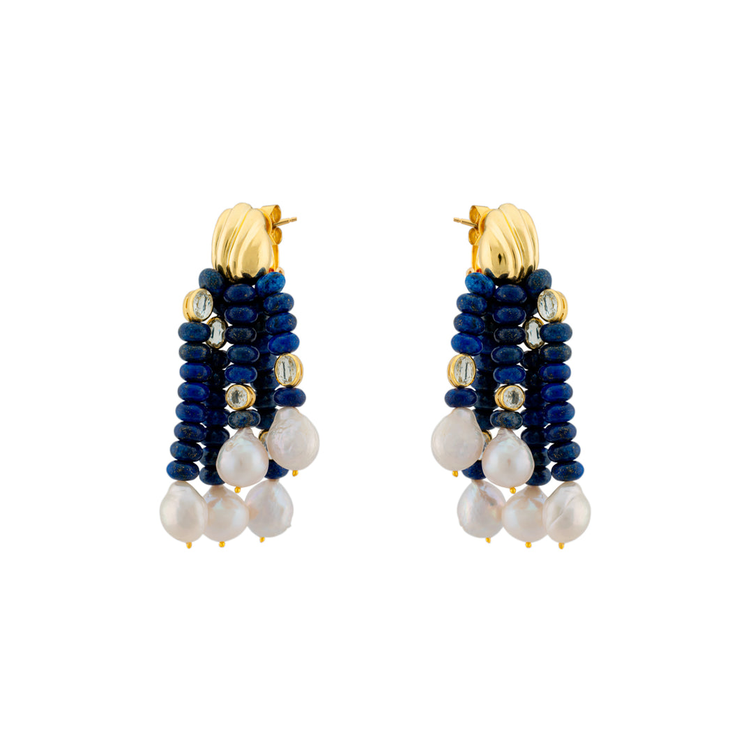 Viv Earring Lapis