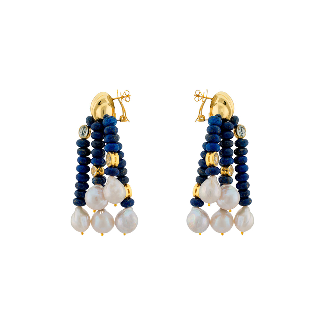 Viv Earring Lapis