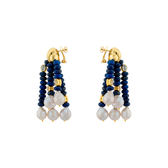Viv Earring Lapis