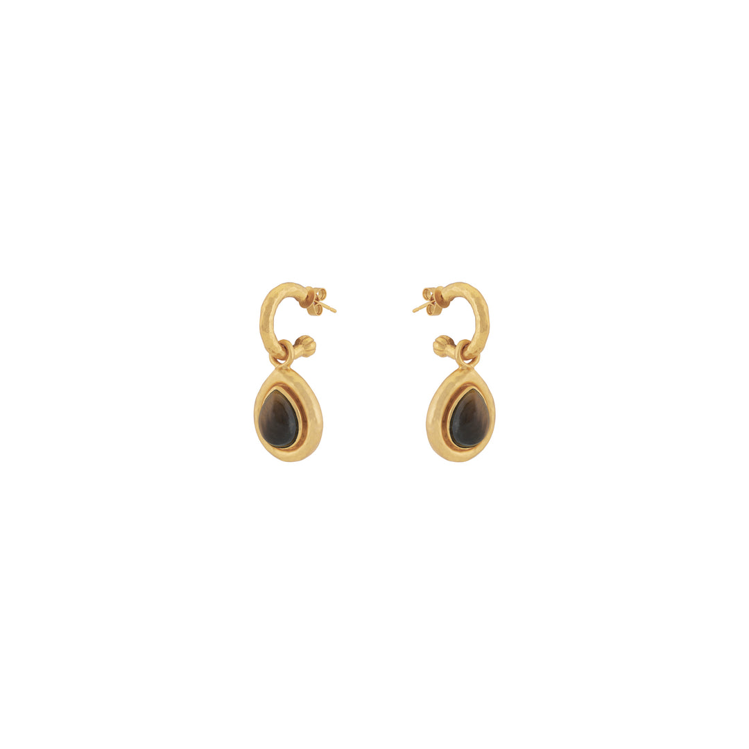 Ines Earrings Tiger Eye