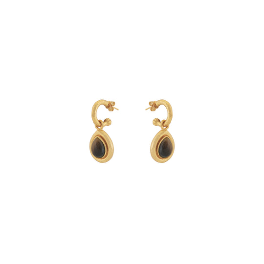 Ines Earrings Tiger Eye