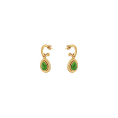 Ines Earrings Green Turquoise
