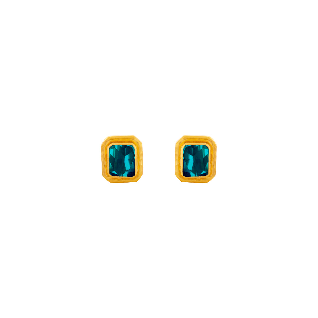 Scandal Cufflink Emerald Green Quartz