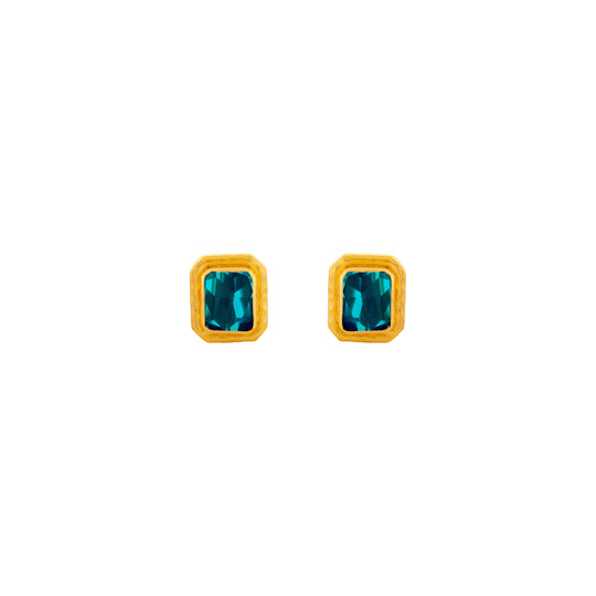 Scandal Cufflink Emerald Green Quartz