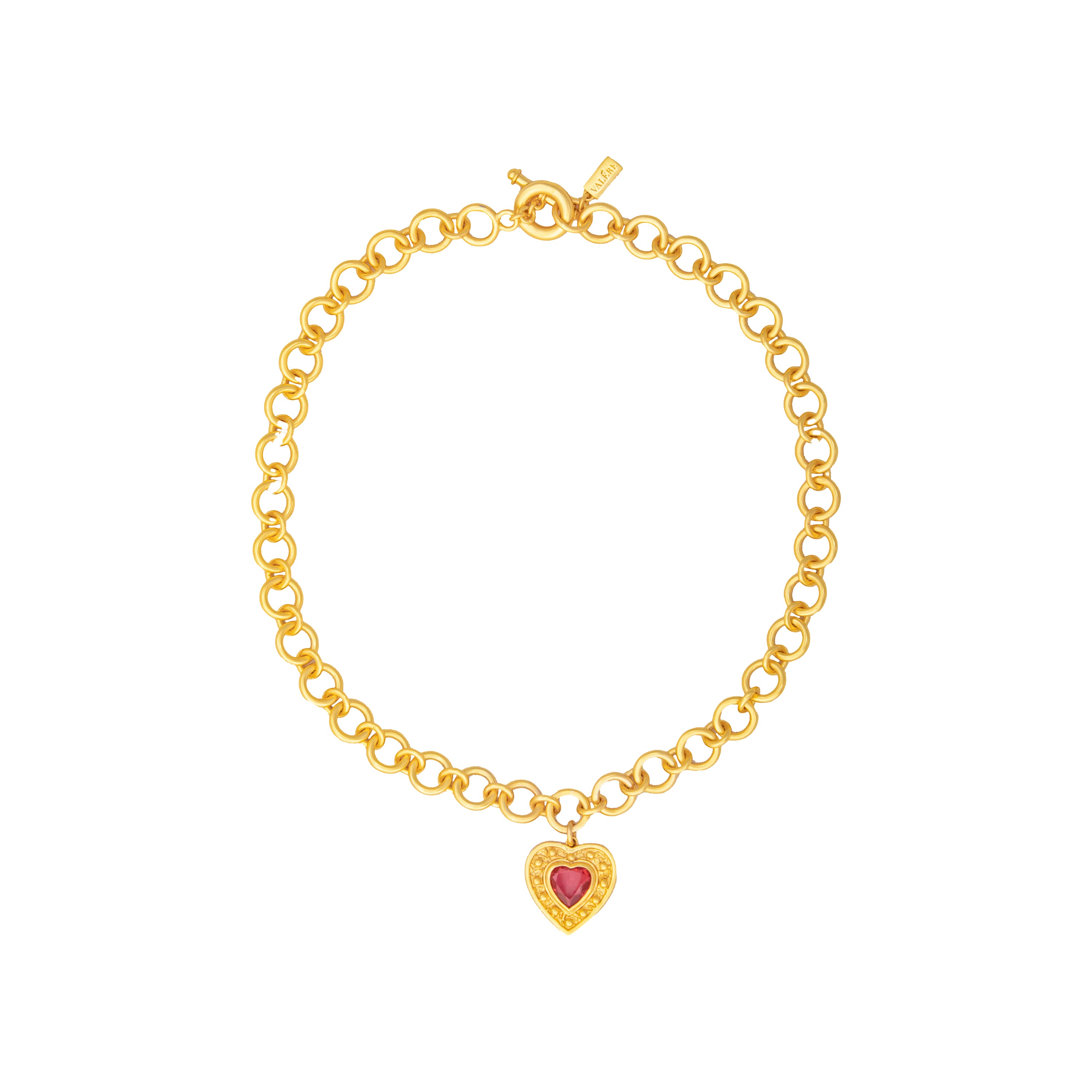 Hearts Necklace Indian Pink Quartz