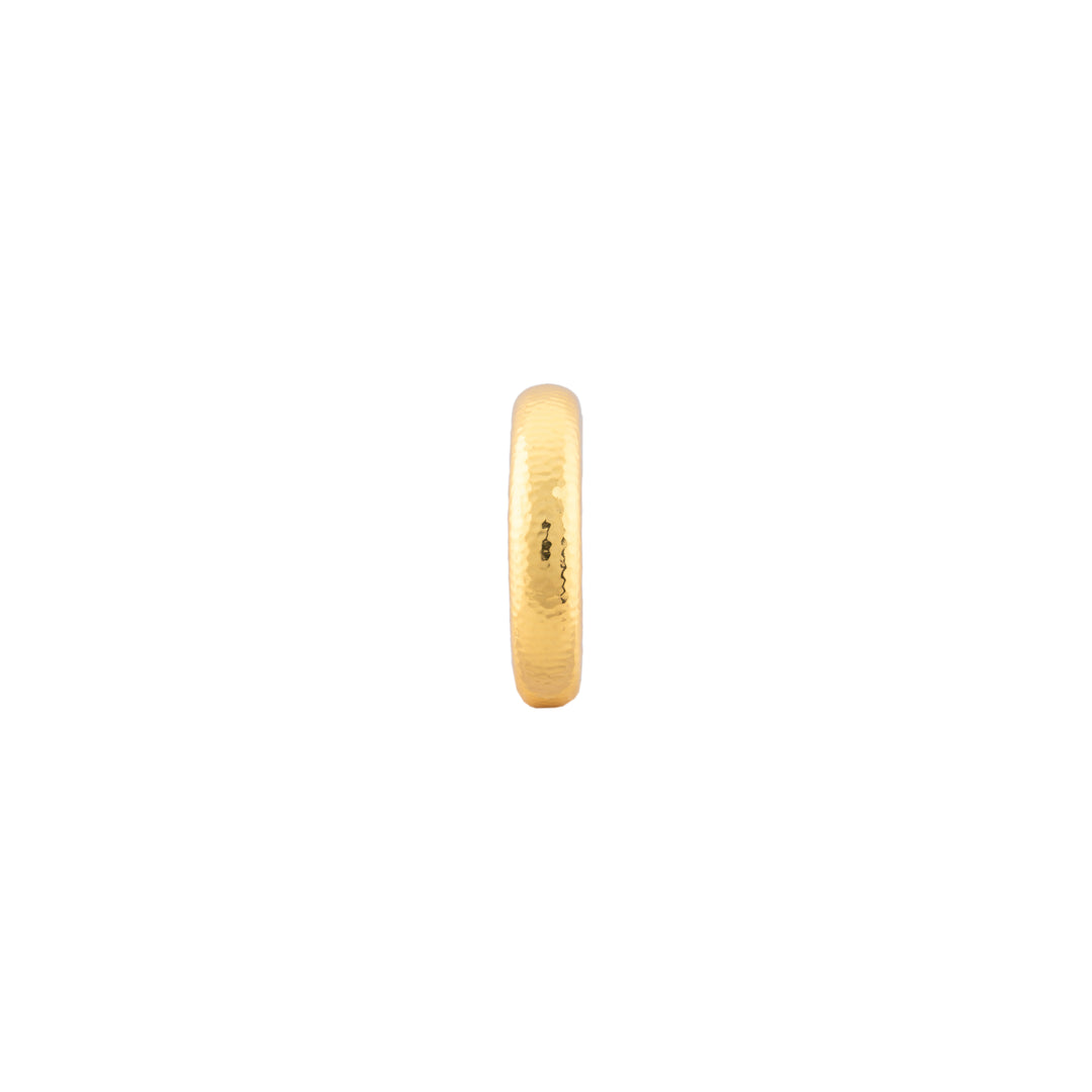 Domed Bangle Small Gold