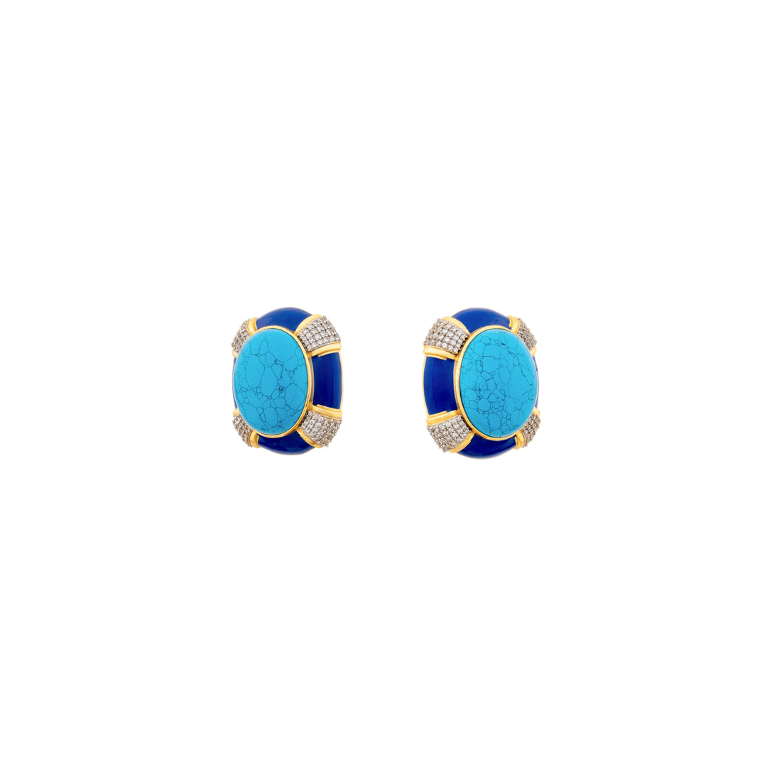 Cheryl Earrings Turquoise