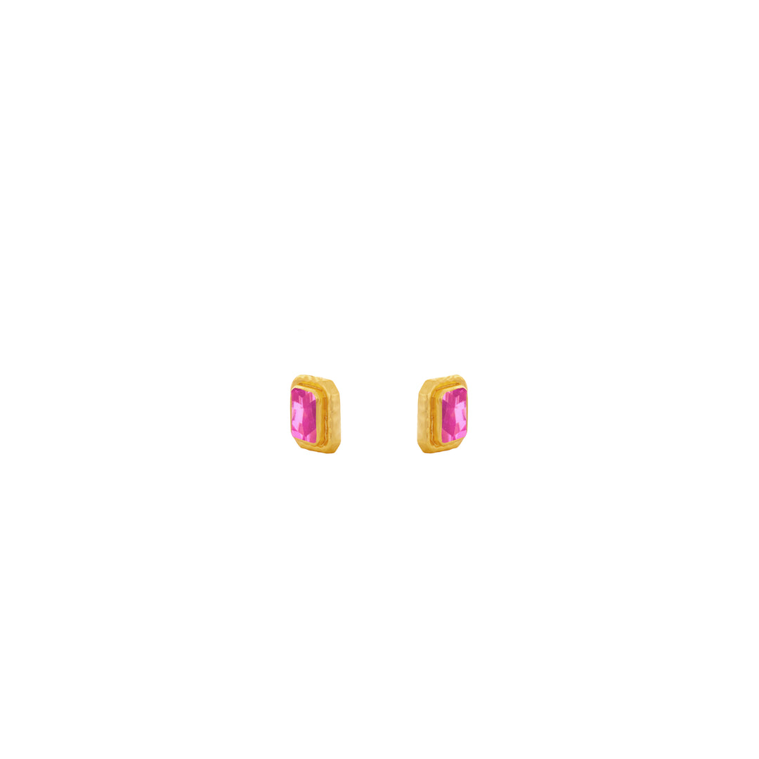 Scandal Earrings Rose Pink Quartz