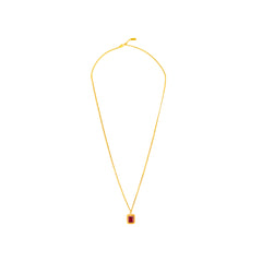 Breeze Necklace Red Ruby Quartz