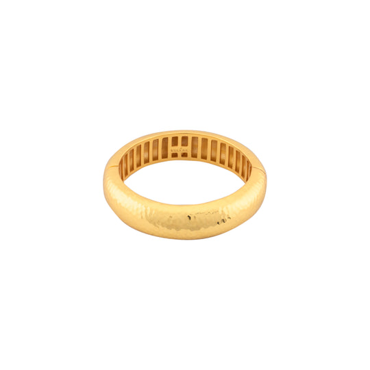 Domed Bangle Small Gold