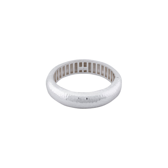 Domed Bangle Small Silver