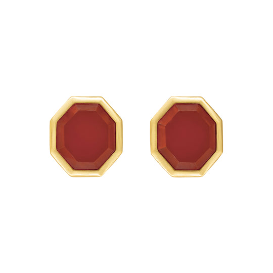 IXV12 Earring Red Onyx