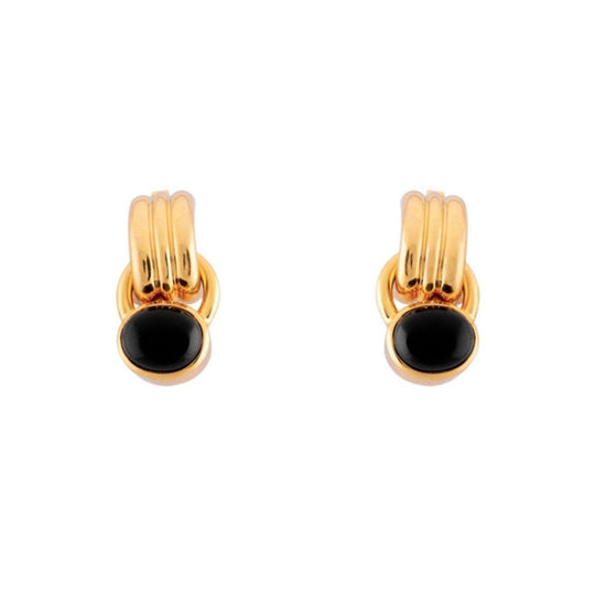 Pure Earrings Black Onyx