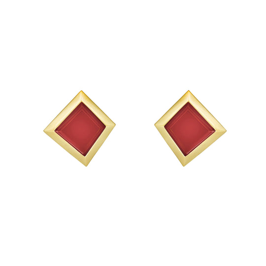 IXV04 Earring Red Onyx