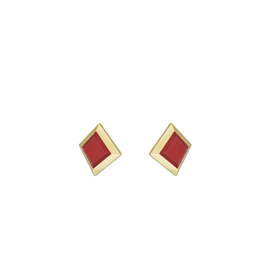 IXV04 Earring Red Onyx