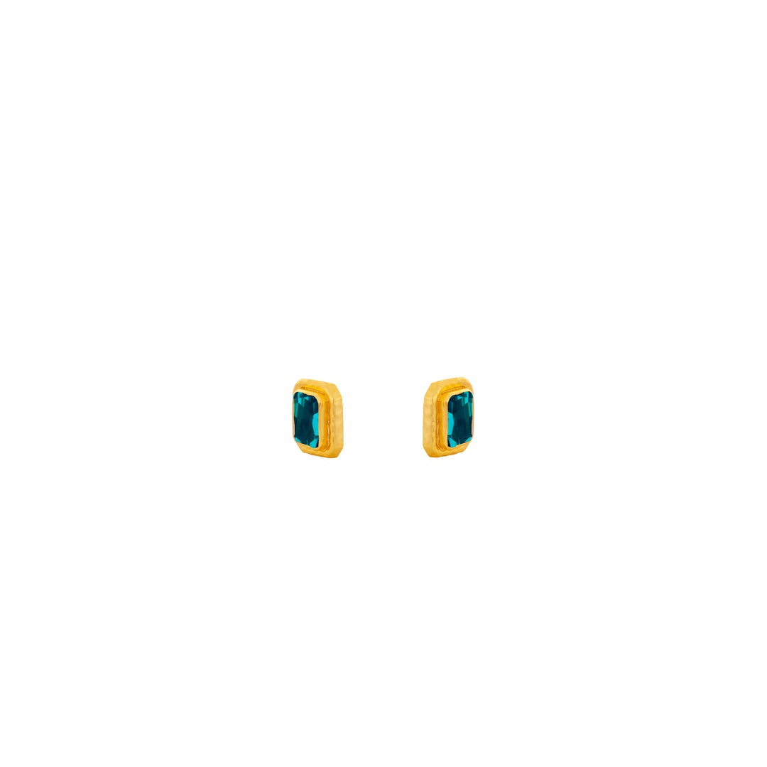 Scandal Earrings Emerald Green Quartz