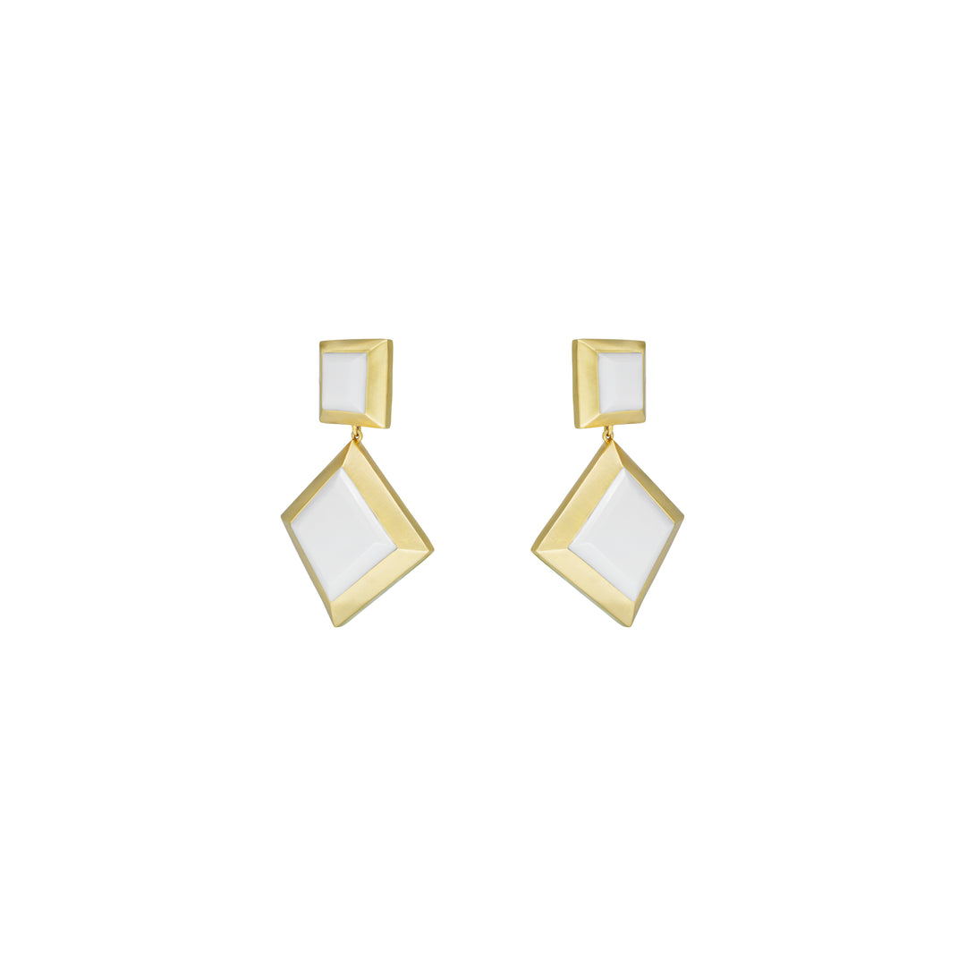 IXV13 Earring White Stone