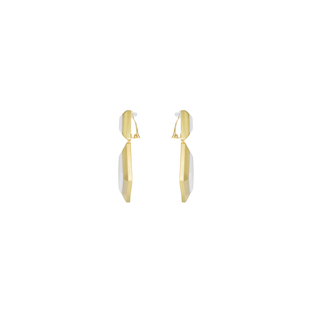 IXV13 Earring White Stone