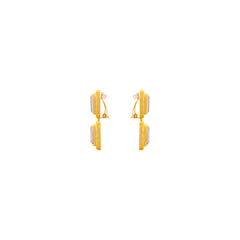 Fierce Earrings Clear Quartz