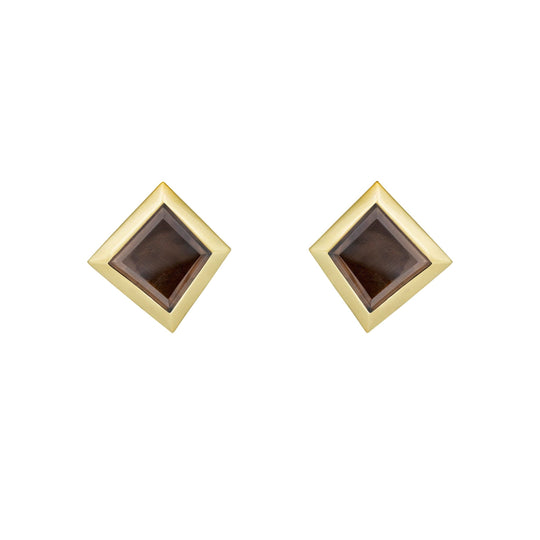 IXV04 Earring Smoky Quartz