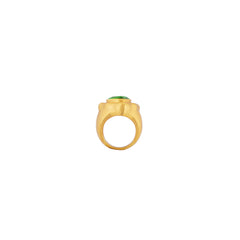 Paulina Ring Green Peridot Quartz