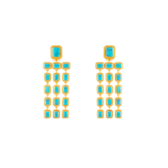 Franny Earrings Turquoise