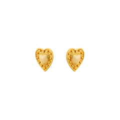 Hearts Earrings Gold