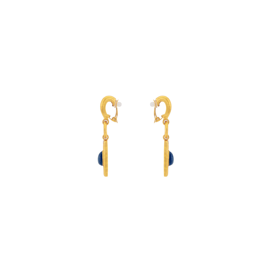 Mayan Earrings Lapis