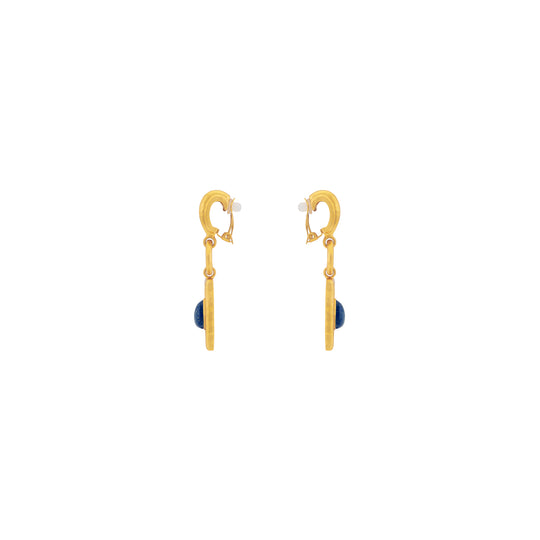 Mayan Earrings Lapis