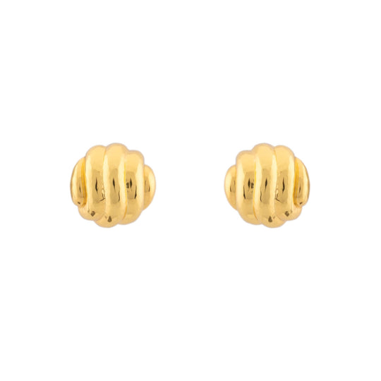 Ripple Earrings Gold