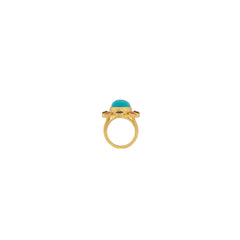 Vivi Ring Golden Turquoise & Citrine Quartz