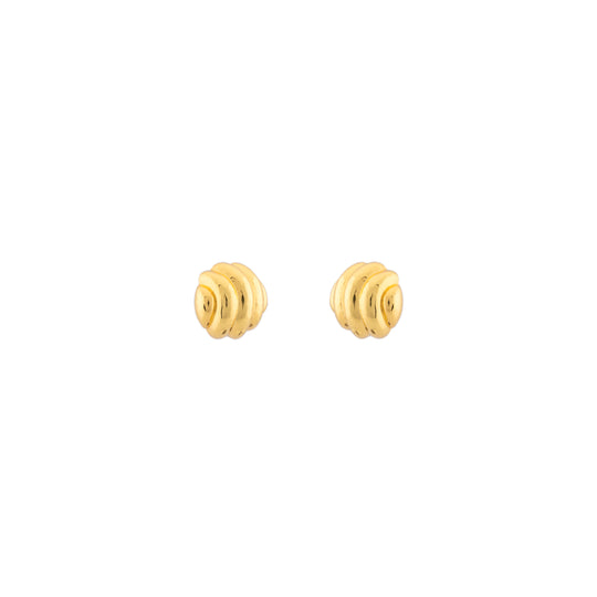 Ripple Earrings Gold