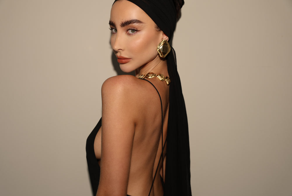 IXV1 Large Earring Gold