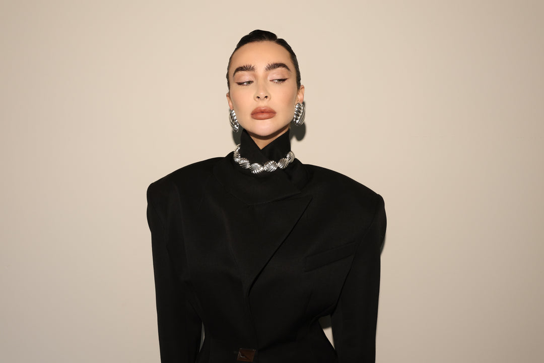 IXV5 Large Earring Silver