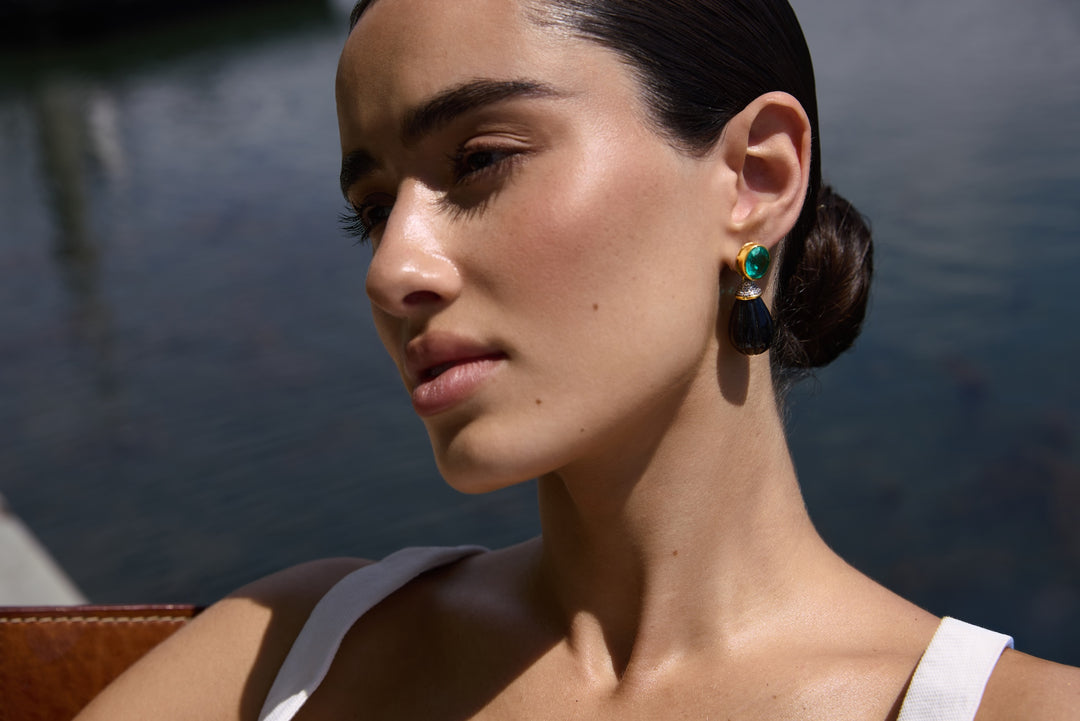 KAIELLE EMERALD AND BLACK