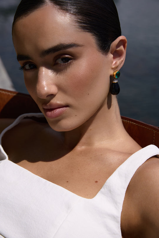 KAIELLE EMERALD AND BLACK