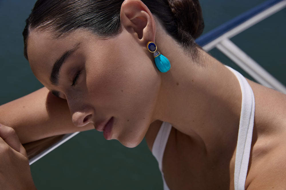 KAIELLE TURQUOISE AND SAPPHIRE