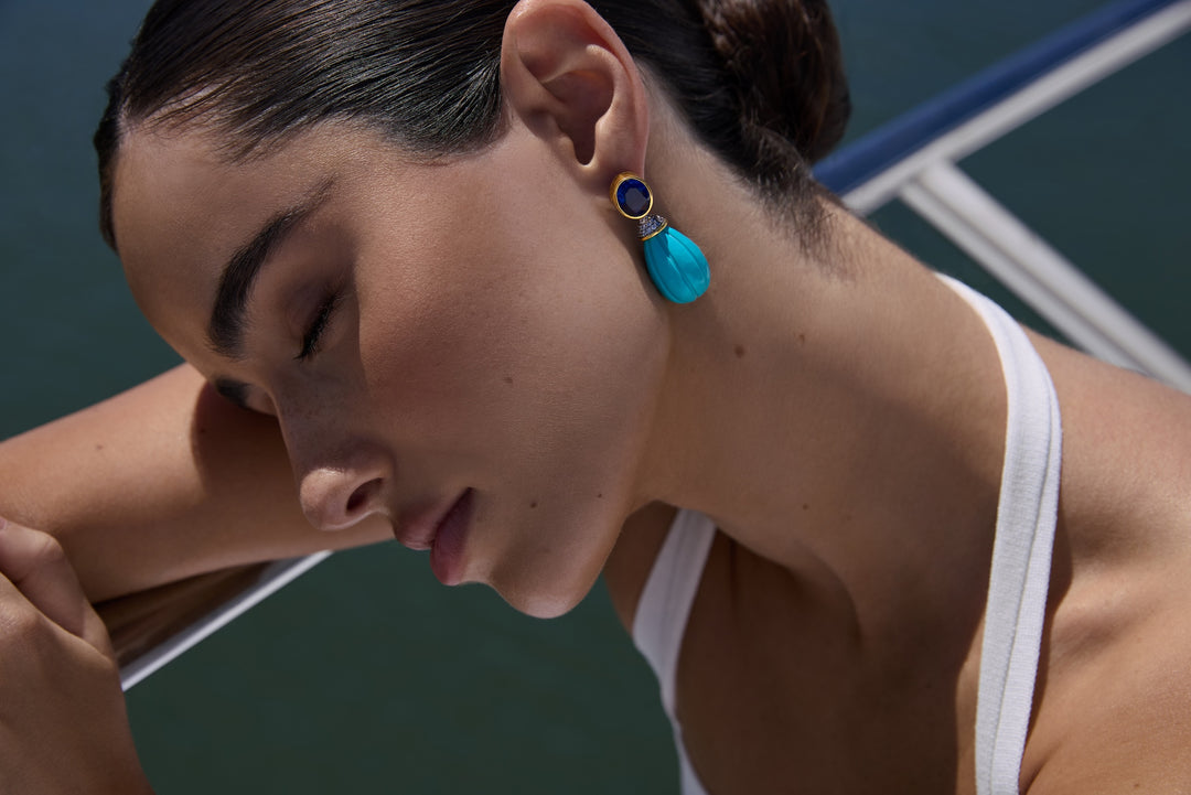 KAIELLE TURQUOISE AND SAPPHIRE