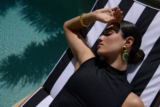 NADINE GREEN TOURMALINE AND EMERALD