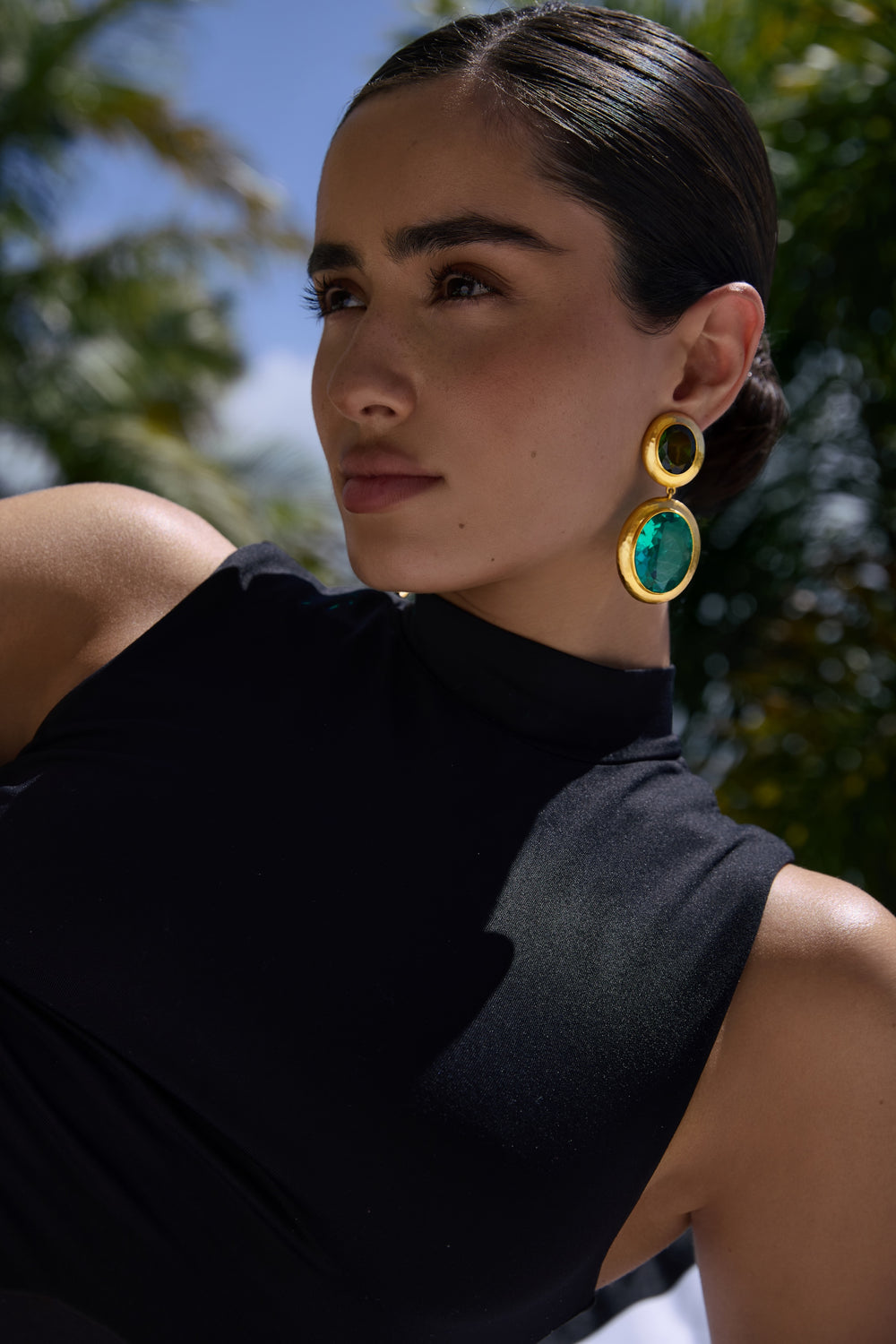 NADINE GREEN TOURMALINE AND EMERALD